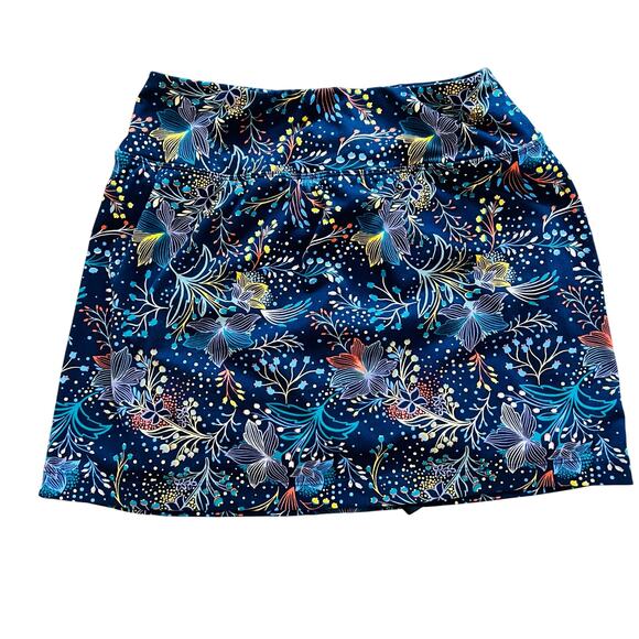 Title Nine Dream On Athletic Short Skort Skirt Outdoor Hiking Beach Flora 16" - Picture 7 of 10